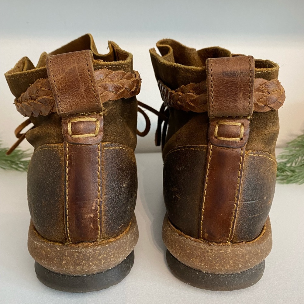 Born Temple Women’s Size 10 Distressed Brown Leather Chukka Boots - Picture 6 of 7